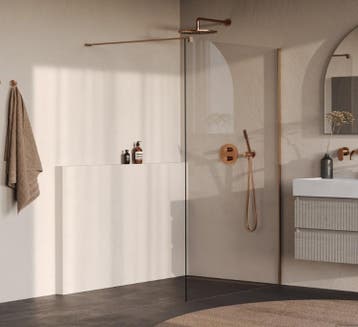 BRAUER Oblivion Inloopdouche – 120 x 200 cm – Helder Glas –, Ophalen of Verzenden, Nieuw, Glas, Bad