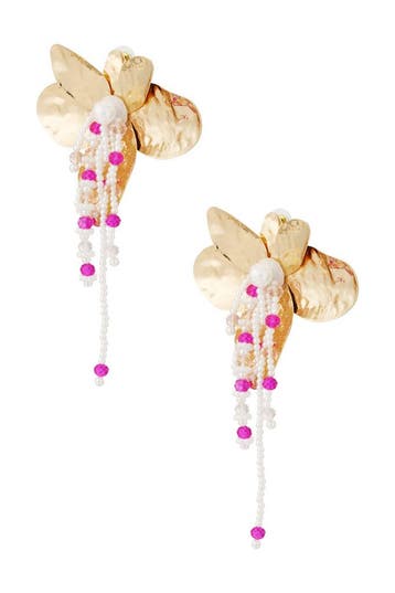 Goudlief Love rain oorbellen (Oorbellen met hangers), Sieraden, Tassen en Uiterlijk, Oorbellen, Verzenden, Nieuw, Oranje, Overige materialen
