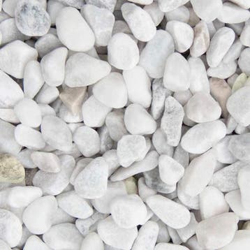 Carrara Grind 16 - 25 mm / 500 KG MINI-bag 0,35m³, Verzenden, Nieuw, Wit, Grind