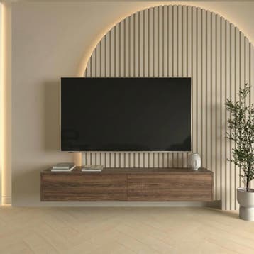 Madera Tv-meubel 150 x 38 x 33 cm - Walnoot, Ophalen of Verzenden, Nieuw