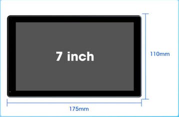 CarPlay Spiegel Scherm 7-9 Inch Android Auto Bluetooth, Verzenden, Nieuw