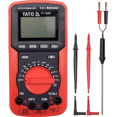Multimeter, 5 In 1 Voltmeter / Amperemeter, Computers en Software, Laptop-opladers, Verzenden
