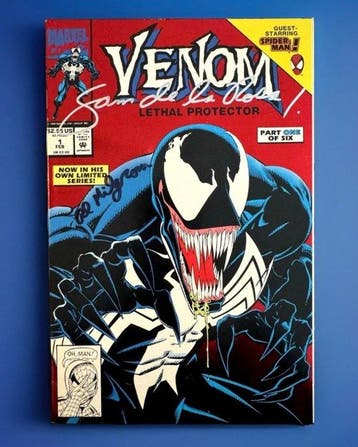 Venom - LETHAL PROTECTOR #1 SIGNED X2 By Sam De La Rosa and, Nieuw