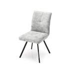 Eetkamerstoel Flora - eetkamerstoelen - Zilver, Huis en Inrichting, Stoelen, Nieuw, Stof