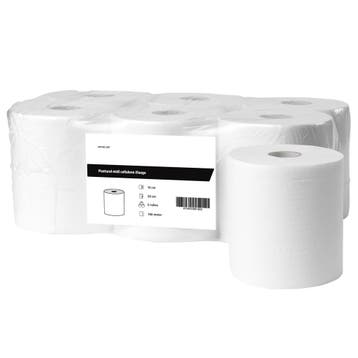 Poetsrollen (Midi) | FSC-Cellulose (1-Laags) | Wit |, Verzenden, Nieuw in verpakking