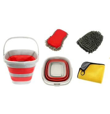 Auto wasset - Cleaning set - 4 delig, Ophalen of Verzenden, Nieuw