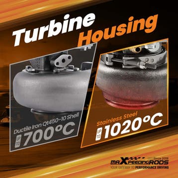 Racing turbo billet wiel kogelgelagerd voor 2.0L-5.5L wat..., Verzenden, Nieuw, Universele onderdelen