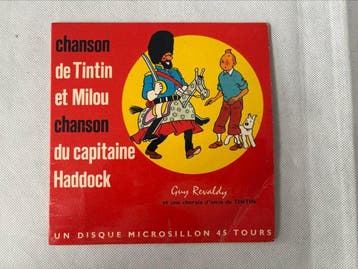 Tintin - vinyle Tintin 45T - 1 schijf - 1959, Nieuw