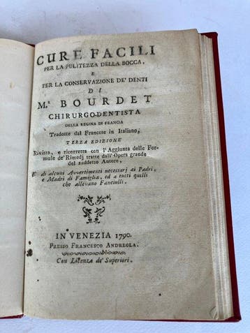 M. Bourdet - Cure facili per la pulitezza della bocca e per