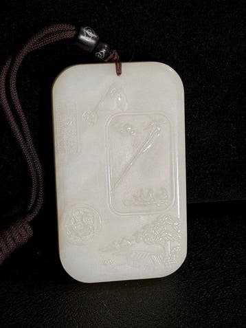 Grote hanger - Jade - China - 20e eeuw