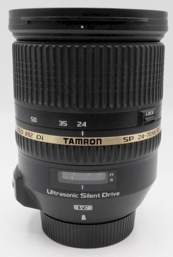 Tamron SP 24-70MM 2.8 Di VC USD Nikon OCCASION (104), Ophalen of Verzenden, Zo goed als nieuw