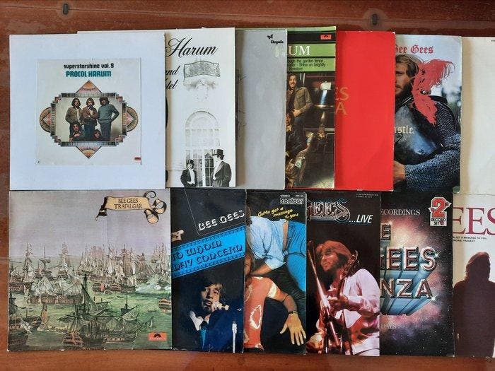 Bee Gees, Procol Harum - 13 x Vinyl releases including 2 x, Cd's en Dvd's, Vinyl Singles