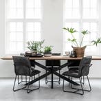 *WOONWINKEL* DTP Home Timeless Teak Tafel Curves Met Kruispo, Verzenden, Nieuw