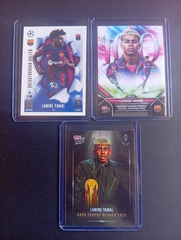 2025 Topps Topps Now Lamine Yamal Insert card, Original, Nieuw