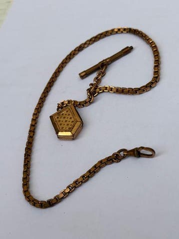 Ketting Ketting Single Albert 36 cm Laag Goud / Gold-Filled