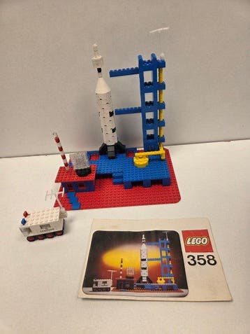 Lego Set - 358 - Space - LEGO 358 Rocket Base, Nieuw
