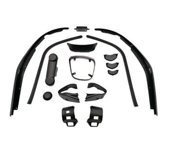Vespa sprint/primavera stylingkit mat zwart, Fietsen en Brommers, Brommers | Tuning en Styling, Verzenden, Nieuw
