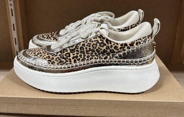 Steve Madden Doubletak-L Sneakers Luipaard Maat 38 Nieuw, Kleding | Dames, Verzenden, Steve Madden, Nieuw, Sneakers of Gympen