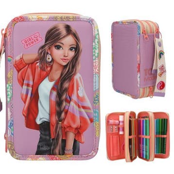 Depesche TOPModel 3-vaks etui paars van €39,95 voor €19,98, Ophalen of Verzenden, Nieuw