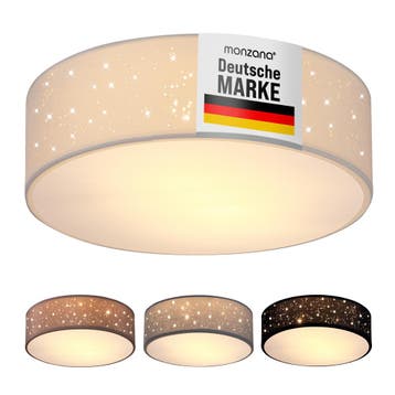 Plafondlamp Wit Stof ø30cm (Lampen, Interieur, Voor in Huis, Verzenden, Nieuw