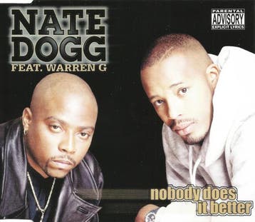 cd single - Nate Dogg Feat. Warren G - Nobody Does It Better, Cd's en Dvd's, Cd Singles, Verzenden, Zo goed als nieuw, Hiphop en Rap
