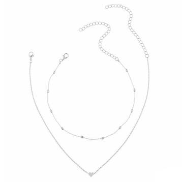 Fako Bijoux - Ketting Hartje & Choker Bullets - Set -, Verzenden, Nieuw
