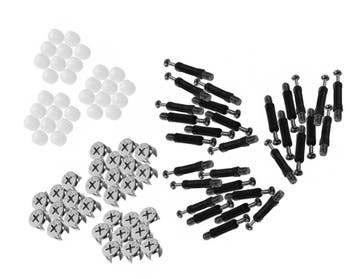 Set van 30 minifix connectors (M6, 40 mm lengte), Ophalen of Verzenden, Nieuw