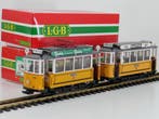LGB 2035 & 3500 Strassenbahn Triebwagen mit Beiwagen (Tram), Overige typen, Ophalen of Verzenden, Zo goed als nieuw, LGB