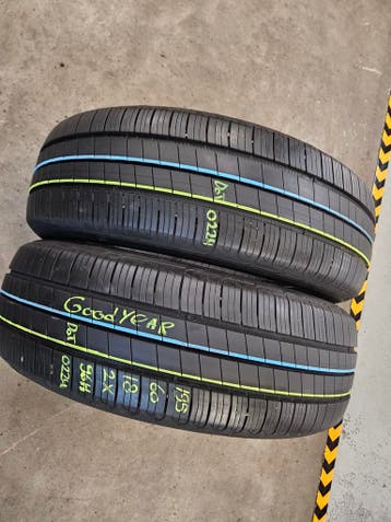 195/60/18 96H GOODYEAR ZOMERBANDEN 7,3MM PROFIEL DEMO 2X, Ophalen, 18 inch, Gebruikt, Band(en)