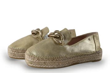 Fred de La Bretoniere Espadrilles in maat 36 Goud, Overige kleuren, Verzenden, Fred de La Bretoniere, Zo goed als nieuw