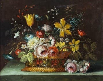 Lorenzo Blanco (1955) - Panier à Fleurs