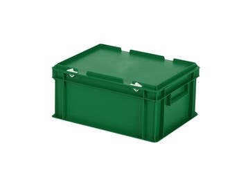 Stapelbak met deksel - 400 x 300 x H 190 mm (gladde bodem) -, Ophalen of Verzenden, Nieuw