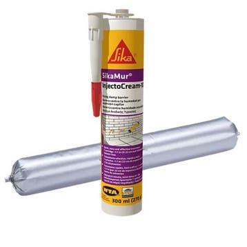 Sika Bouw Sikamur injectocream 100 600 ml, wit, worst, Verzenden, Nieuw