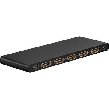 HDMI splitter | Goobay | 4-poorts (4K@60Hz, Actief), Verzenden, Nieuw