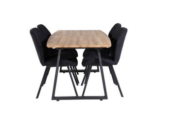 Eettafel - Romy - 160x85 cm - Walnoot - Uitschuifbaar - Jörn, Huis en Inrichting, Verzenden, Nieuw