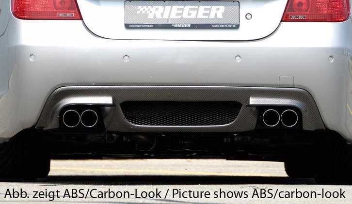 Rieger diffuser | 5-Serie E60: -08 (tot Facelift), 08- (vana, Auto-onderdelen, Carrosserie en Plaatwerk, Nieuw, BMW, Verzenden