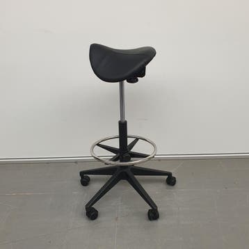 NIEUW hoge zadelkruk - zwart voetenkruis, Ophalen of Verzenden, Nieuw