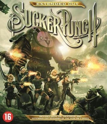 Sucker Punch extended cut (blu-ray tweedehands film), Ophalen of Verzenden, Zo goed als nieuw