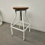 Stevige metalen retro verstelbare bar kruk - ihv 65-88 cm, Ophalen of Verzenden, Nieuw