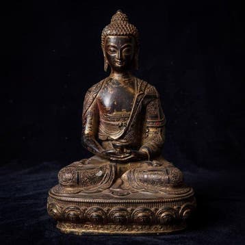 Amitabha Boeddha - Brons - Azië (Zonder minimumprijs)