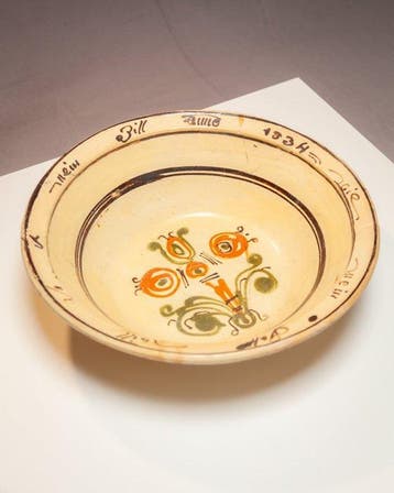 Biedermeier Wasbak - Aardewerk - kom