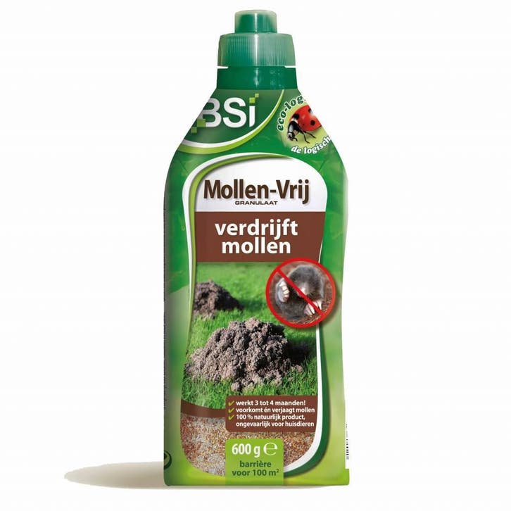 BSI Mollen-vrij 600 gram, Tuin en Terras, Aarde en Mest, Verzenden