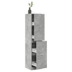 vidaXL Apothekerskast 40x41x174,5 cm bewerkt hout betongrijs, Verzenden, Nieuw
