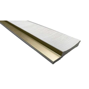 Wandpaneel Grace Wit Eindlat Links, Nieuw