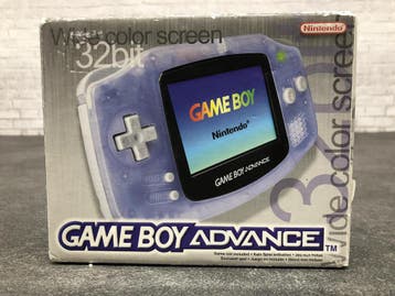 Gameboy Advance Transparent Blue [Complete], Ophalen of Verzenden, Zo goed als nieuw