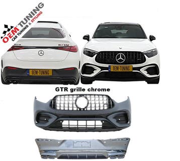 GLC63 Coupe  AMG Look Bodykit | GT-R Chrome | C254 | 22-26, Mercedes-Benz, Nieuw, Ophalen of Verzenden, Bumper