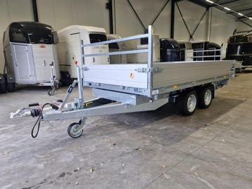 Saris Heavy Duty 3-zijdige kipper 356x184, stalen bodem, Auto diversen, Aanhangers en Bagagewagens, Nieuw