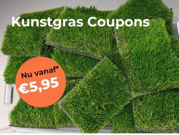Kunstgras | Vanaf €5,95/m² | Bijna op!, Tuin en Terras, Ophalen, Nieuw, 20 m² of meer, Kunstgras