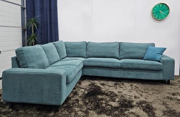 Zithoek Ikea Kivik | Modulair Design | Grijs/Turkoois, Ophalen of Verzenden, Nieuw
