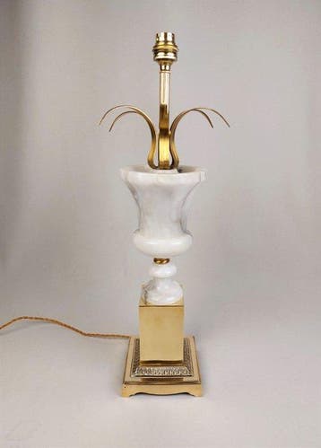 Maison Charles - Lamp - Vase Roseaux - Brons, Marmer,